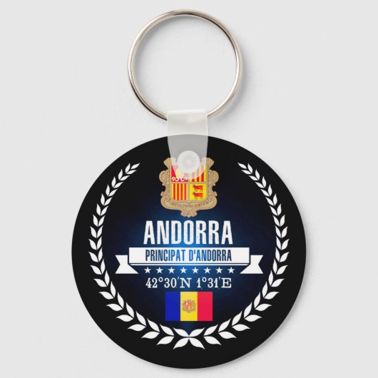 Andorra Schlüsselanhänger (Vorderseite)