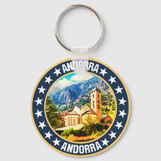 Andorra Schlüsselanhänger (Vorderseite)