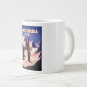 Andorra Skipposter. Jumbo-Tasse (Vorderseite Rechts)