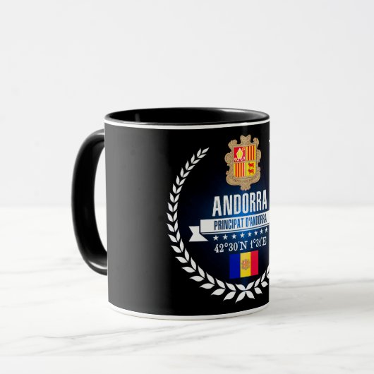Andorra Tasse (Vorderseite Links)