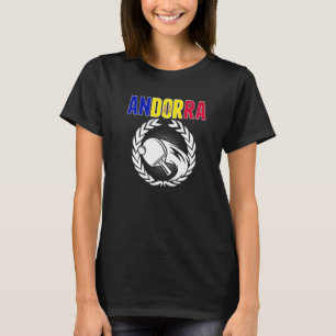 Andorra Tischtennis Andorran Ping Pong Unterstützu T-Shirt