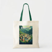 Andorra Travel Art Vintag Tragetasche (Vorne)