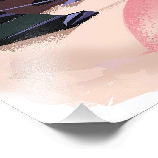 Andorra Vintag Ski Poster (Ecke)