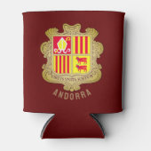 Andorra Wappen Dosenkühler (Vorderseite)