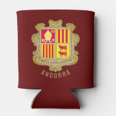 Andorra Wappen Dosenkühler (Rückseite)