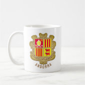 Andorra Wappen Kaffeetasse (Links)
