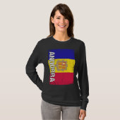 Andorran Flag Andorra T-Shirt (Vorne ganz)
