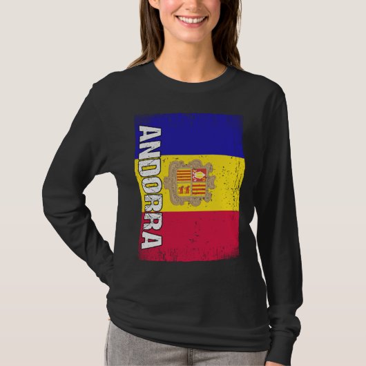 Andorran Flag Andorra T-Shirt (Vorderseite)