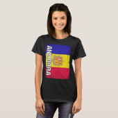 Andorran Flag Andorra T-Shirt (Vorne ganz)