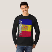 Andorran Flag Andorra T-Shirt (Vorne ganz)