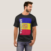 Andorran Flag Andorra T-Shirt (Vorne ganz)