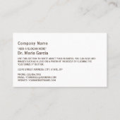 Andorran-Flagge, Flagge von Andorra Visitenkarte (Rückseite)