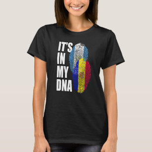 Andorran und Guatemaltekisches Mix-DNA-Flaggengebi T-Shirt