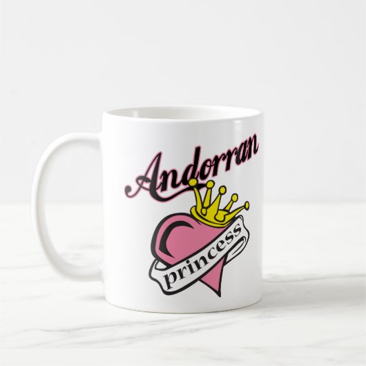 Andorranische Prinzessin Kaffeetasse (Links)