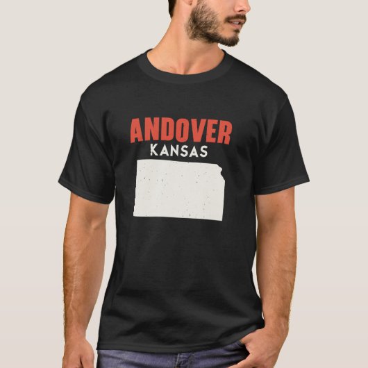 Andover Kansas USA Staat America Travel Kansan T-Shirt (Vorderseite)