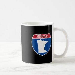 Andover Minnesota Karte Highway Interstate Schild Kaffeetasse