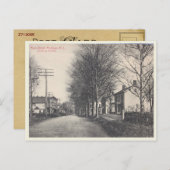 Andover NJ, Main Street, Vintage Style Postkarte (Vorne/Hinten)