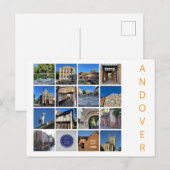 Andover Postkarte (Vorne/Hinten)