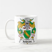 Andrade Familienwappen Kaffeetasse (Links)