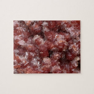Andradite Garnet und Calcite Crystal Jigsaw Puzzle