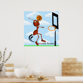 Andre Ant Basketball Slam Dunk Poster (Küche)