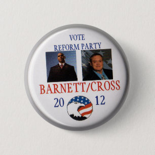 Andre Barnett und Kreuz-Reform-Party 2012 Kens Ken Button