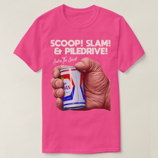 Andre der Riesenbär T-Shirt (Design vorne)