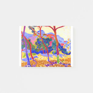 Andre Derain Fauvist Landscape with Trees Post-it Klebezettel