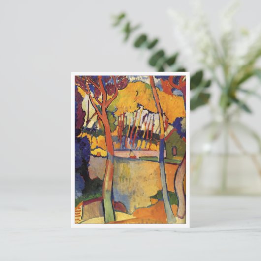 Andre Derain Three Trees Fine Art Postkarte (Stehend Vorderseite)