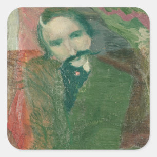 Andre Gide, 1892 Quadratischer Aufkleber