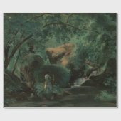 André Giroux Forest Interior mit Malerei Geschenkpapier (Flach)