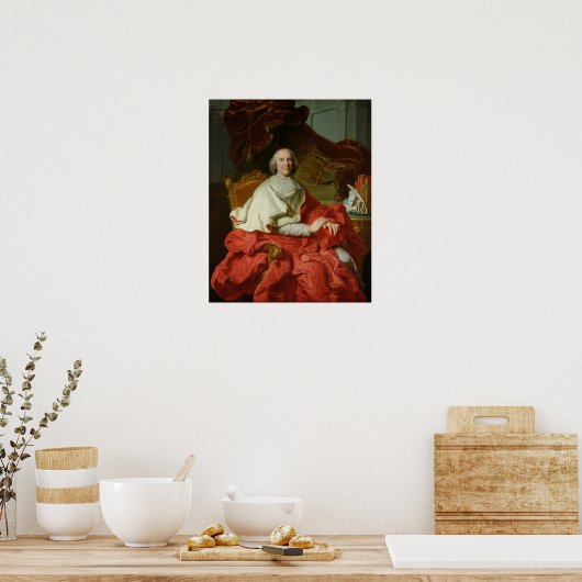 Andre Hercule de Fleury 1728 Poster (Küche)