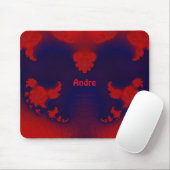ANDRE ~ Rote und blaue Maus Pad Mousepad (Mit Mouse)