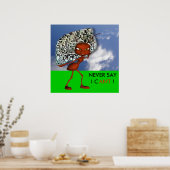 Andre The Ant Will Power Poster (Küche)