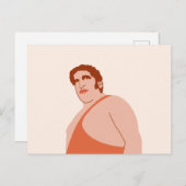 Andre the Giant Postkarte (Vorne/Hinten)