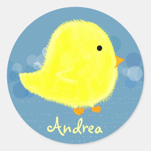 Andrea Baby Chick Sticker 369MyName (Vorderseite)