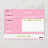 Andrea Babysitter Postkarte (Rückseite)