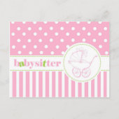 Andrea Babysitter Postkarte (Vorderseite)