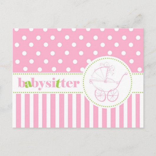 Andrea Babysitter Postkarte (Vorderseite)