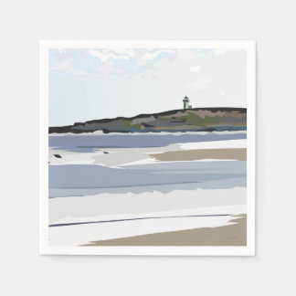 Andrea Brand #2 Popham - Stormy Popham Beach, Main Serviette