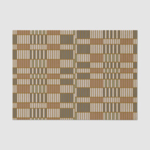 Andrea Brand #6 Brown Bars Mid Century Modern  Seidenpapier