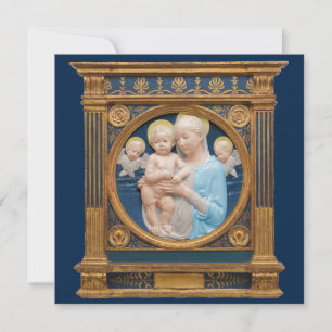 Andrea Della Robbia c1485 Madonna and Child Feiertagskarte