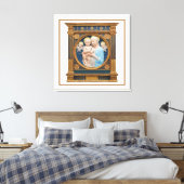 Andrea Della Robbia c1485 Madonna and Child Leinwanddruck (Insitu (Schlafzimmer))