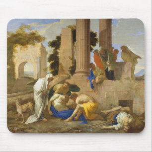 Andrea di Lione - Tobit Burying the Dead Mousepad