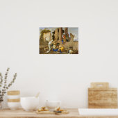 Andrea di Lione - Tobit Burying the Dead Poster (Küche)