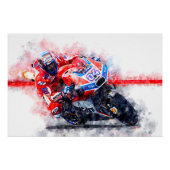 Andrea Dovizioso 04 Poster (Vorderseite)