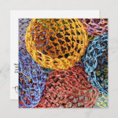 Andrea DuFlon, floribunda multipetala Mitteilungskarte (Vorne/Hinten)