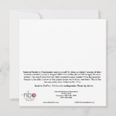 Andrea DuFlon, floribunda multipetala Mitteilungskarte (Rückseite)