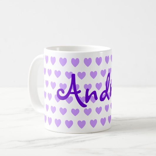 Andrea in Lila Kaffeetasse (Vorderseite Links)