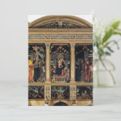 Andrea Mantegna - San Zeno Altarpiece Einladung (Stehend Vorderseite)